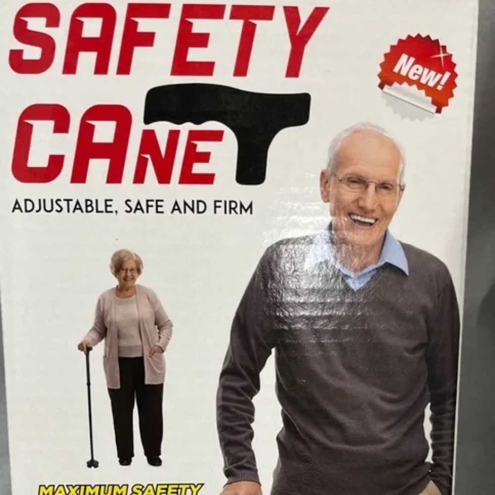 TEKNO SAFETY WALKING CANE NIB